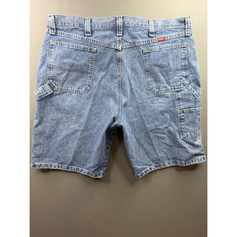 Wrangler Carpenter Shorts Mens Blue Denim 100% Cotton 40